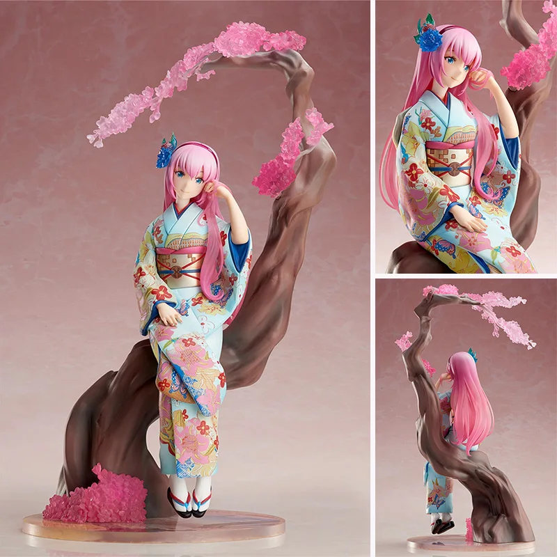 

25cm Anime Hatsune Miku kimono ver. PVC action figure collectible model toys for kids children birthday Christmas gift