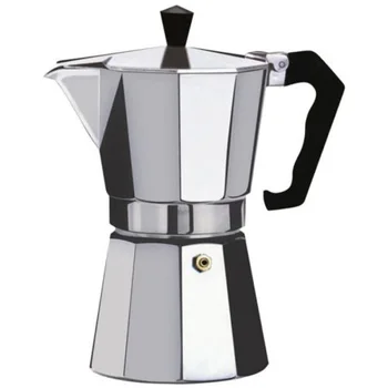 

Stove Top Coffee Maker 4/6 CUP Steam Infusion Cuban Espresso Percolator Cafeter