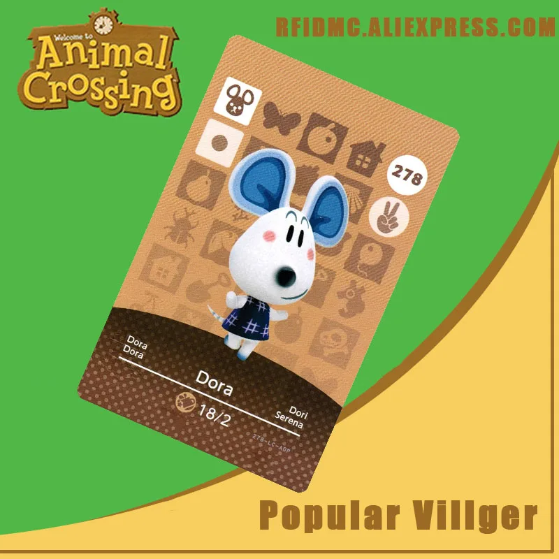 Mouse Species Animal Crossing Card for ACNH