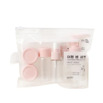 

1 Set Empty Bottle Portable Cosmetic Dispenser Spray Pressed Pump Container for Travel LDO99