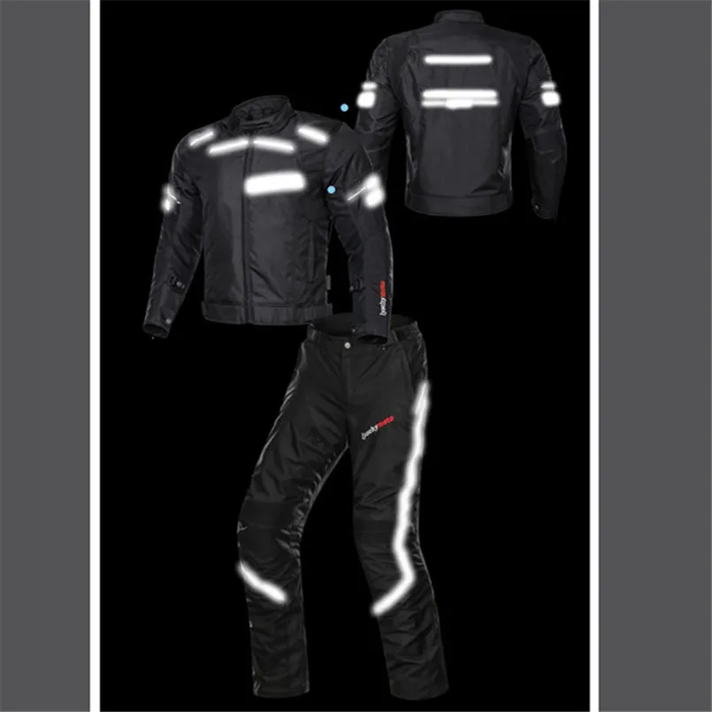 New Summer Motorcycle Jacket Moto Pants Protector Bike Jacket Motor Urban Suit Touring Clothing Protective Gear Trouser Set