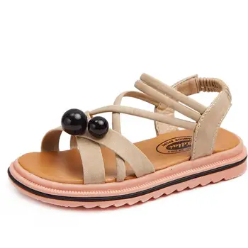 

Summer girls sandals baby beach shoes kids shoes children sandals Patent leather princess soft sole elsa 3 to 12 yrs