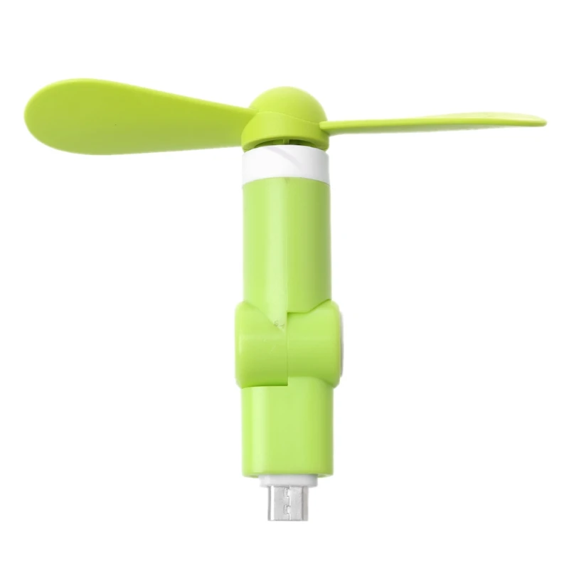 Вентилятор с поворотом на 180 градусов Micro USB для телефонов Samsung Xiaomi Huawei Android