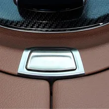 Центральная консоль подлокотник коробка переключатель отделка наклейки для Mercedes Benz E класс W213 E200 E260 E300- нержавеющая сталь