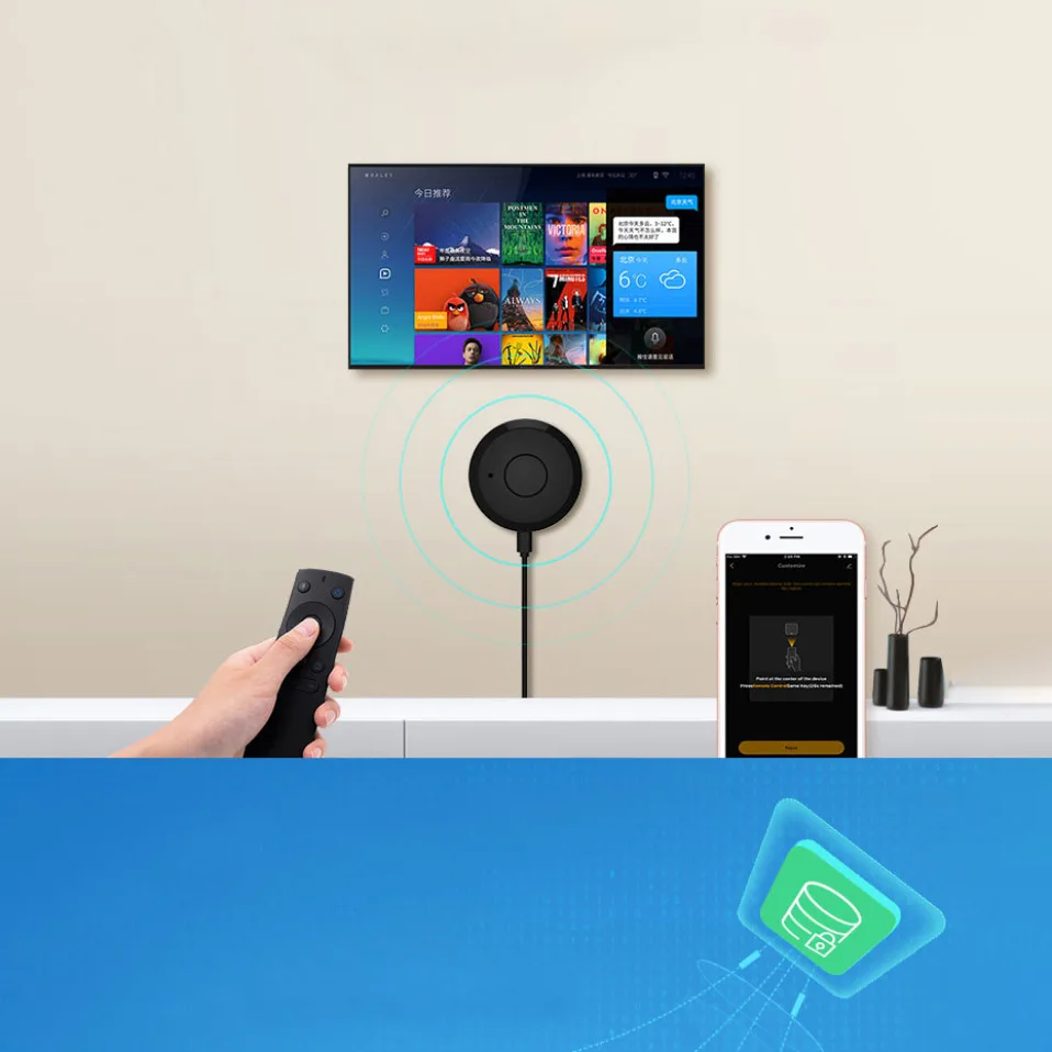 AVATTO wifi ИК пульт дистанционного управления, умный Универсальный 2,4G Дистанционное Голосовое управление с Alexa, Google Home инфракрасный умный дом автоматизация