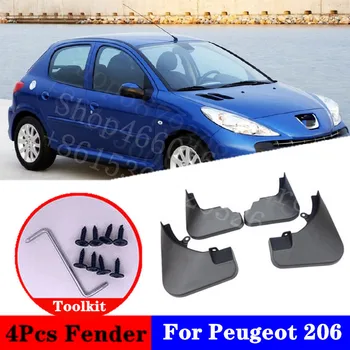 

For Peugeot 206 207 307 408 508 308 quattro Mudflap Splash Guard Special modification parts Mudguard Fen der car accessories