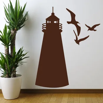 

Lighthouse Wall Sticker Vinyl Stickers Decor Mural Art Living Room Home Decoration Lighthouse Wall Decal
