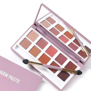 

Pallete 10 Color Pressed Waterproof Glitter Matte Eyeshadow Makeup Palette Glitter Shimmer Eye Shadow Pigment