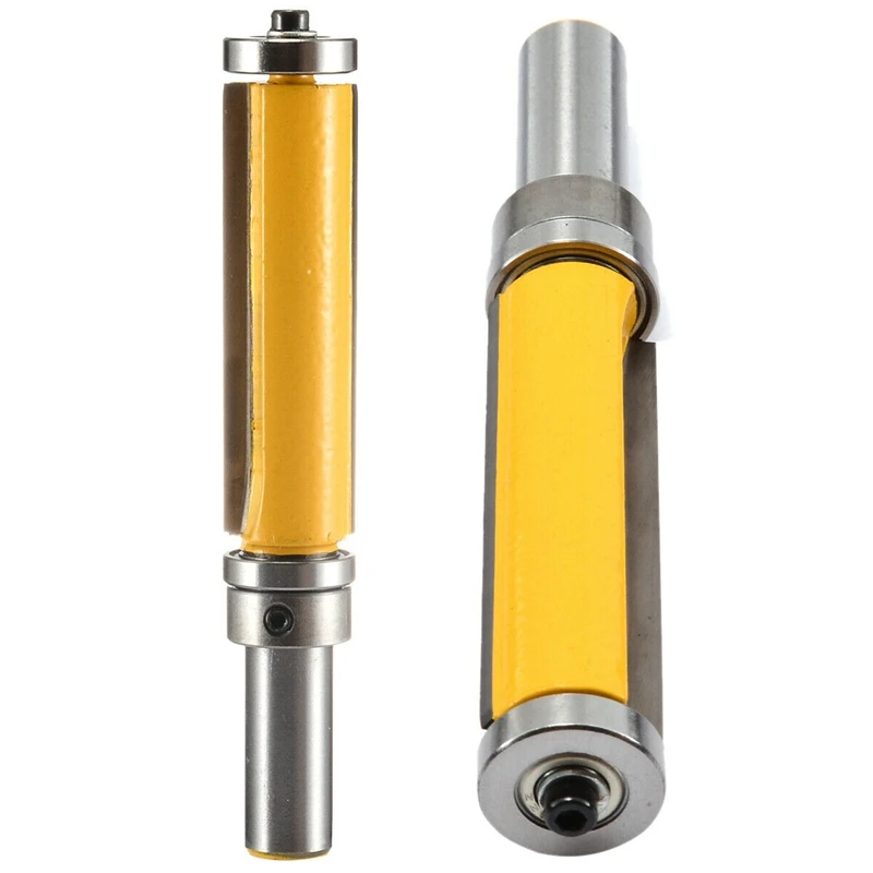 BMBY-1Pc фрезерный станок с заподлицо 1/2 дюйма с хвостовиком и нижним подшипником деревообрабатывающий резак инструмент для резки древесины