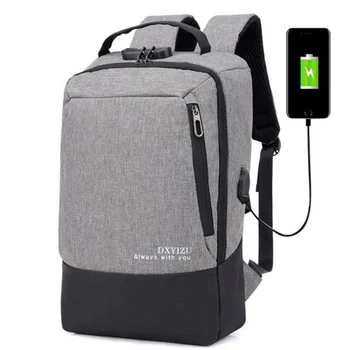 

Capacity Large Laptop Bag Man Backpacks Women Backpacks School Bags USB Interface Anti-theft Backpack Mochila