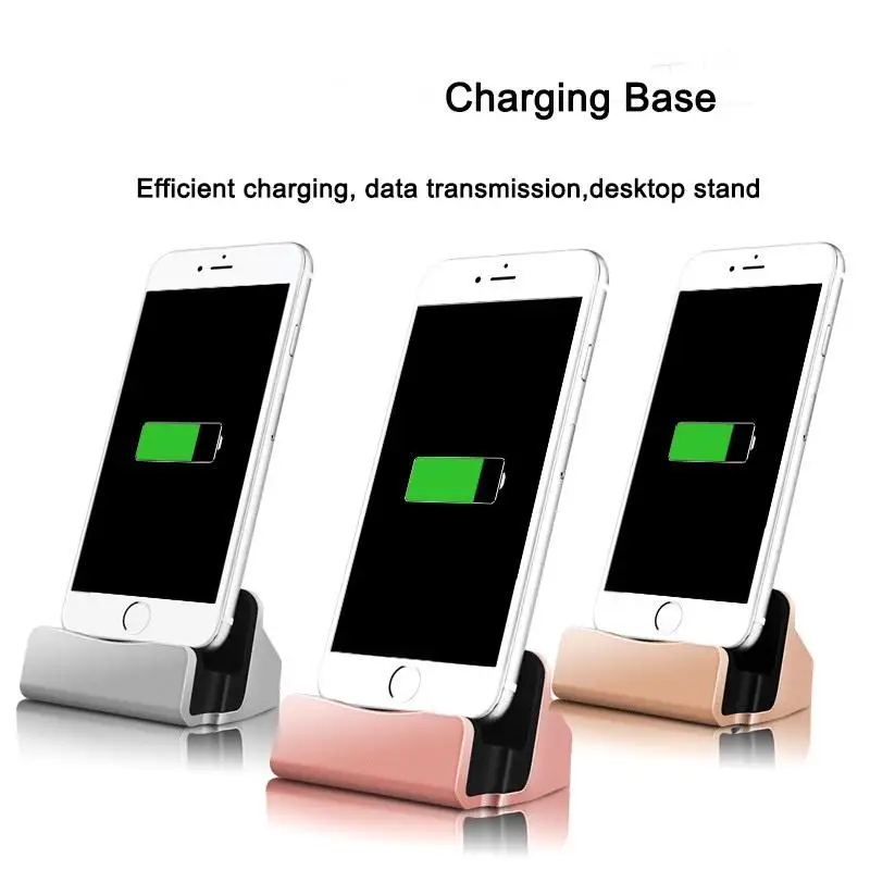 

Dock Charger Sync Data Docking Station Charging For Samsung S8 Plus Google Pixel 3 3A XL Android Phone Micro Type-C for iPhone X