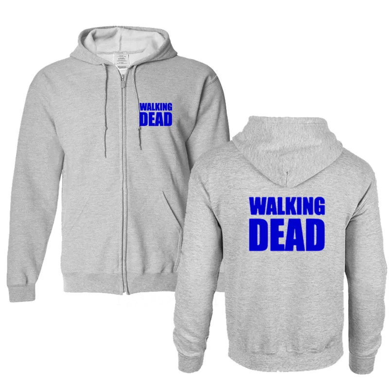 The Walking Dead Толстовки мужские толстовки с принтом Мужские толстовки теплые мужские куртки повседневные толстовки на молнии зимние пальто