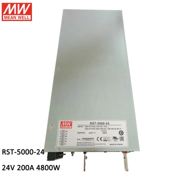 

MEAN WELL RST-5000-24 4800W 200A 24V DC programmable Power Supply 3 phase input with PFC Parallelable Power Unit