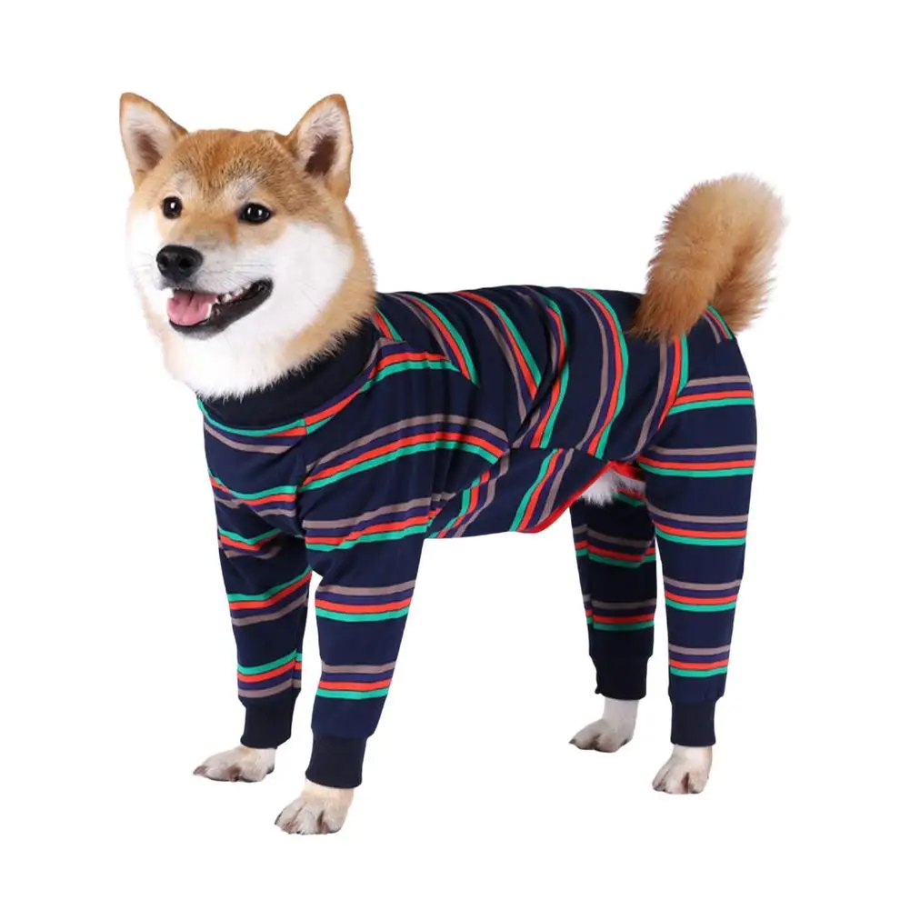 Dog Onesie Recovery Suit E Collar Alternative Pet Abdominal Wounds