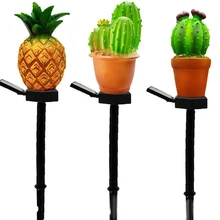 

LED Flower Shape Solar Power Light Landscape Lawn Lamp Cactus Shape Spike Light For Outdoor Garden Yard Ground Lamp