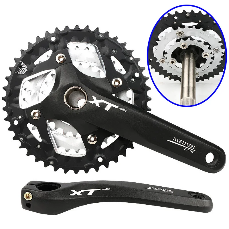 104BCD овальная узкая широкая цепь MTB горный велосипед 22-32-44T Коронная коленчатая головка однозубная пластина запчасти для велосипеда