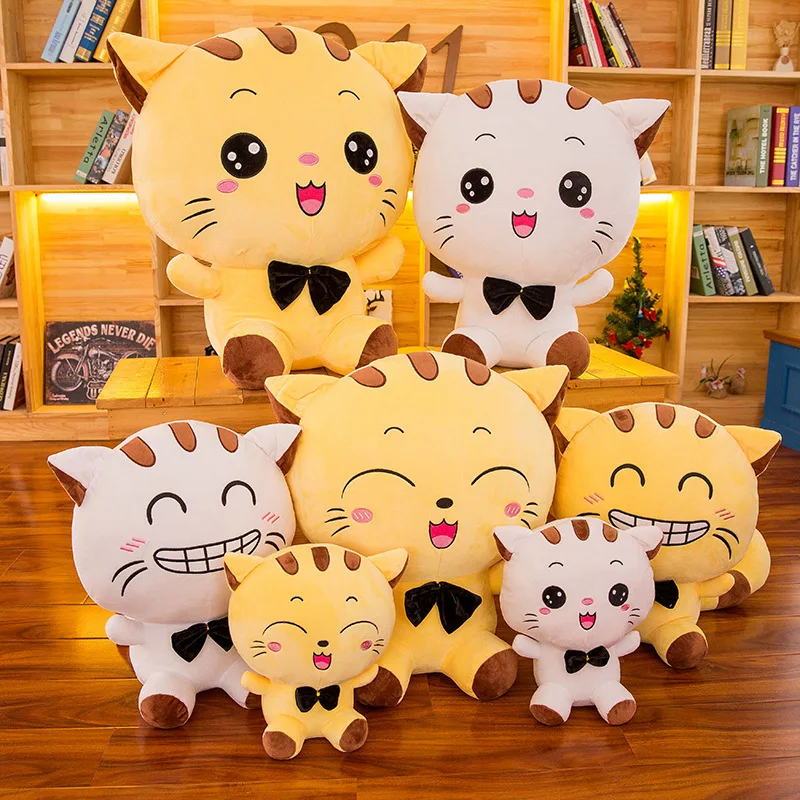 

Big Cat Face Plush Toys Creative Cat Doll Pillow Birthday Gift