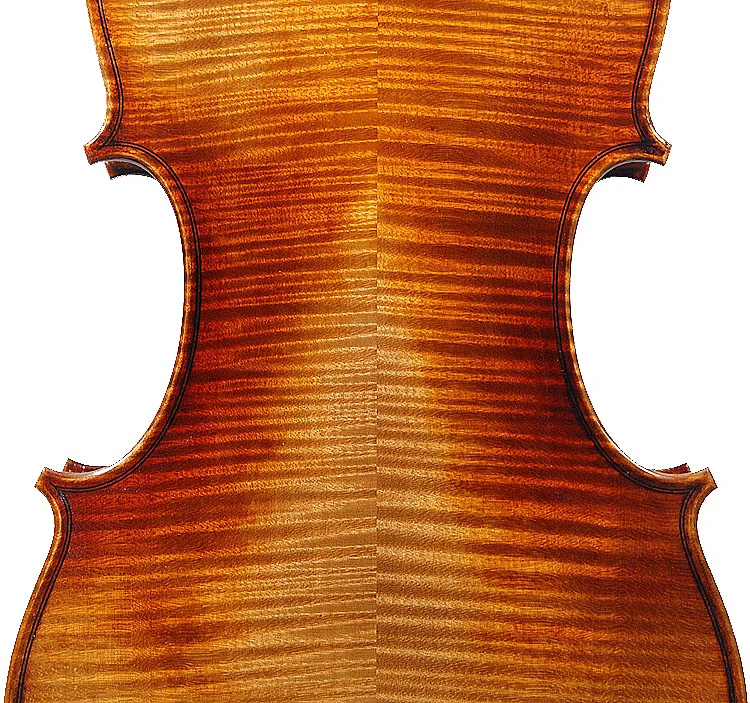 Strong tone！ Italian retro Oil Varnish Handmade Violin 4/4 Stradivarius Professional playing solo violin With case