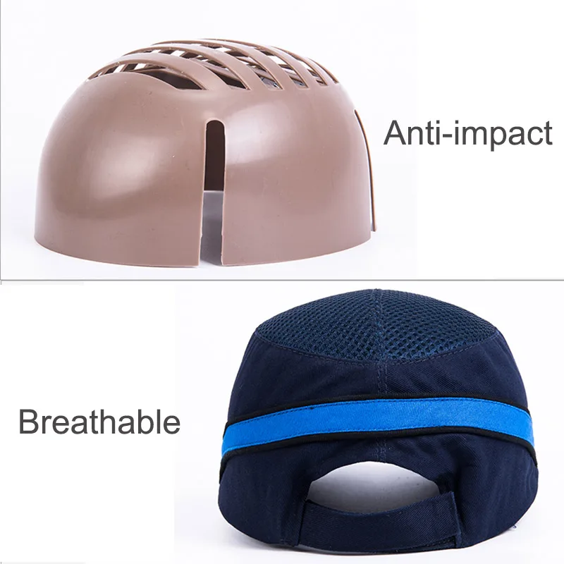 Защитный шлем летняя легкая жесткая шляпа анти-ударная бейсбольная кепка заводской цех Рабочая страховая Защитная крышка