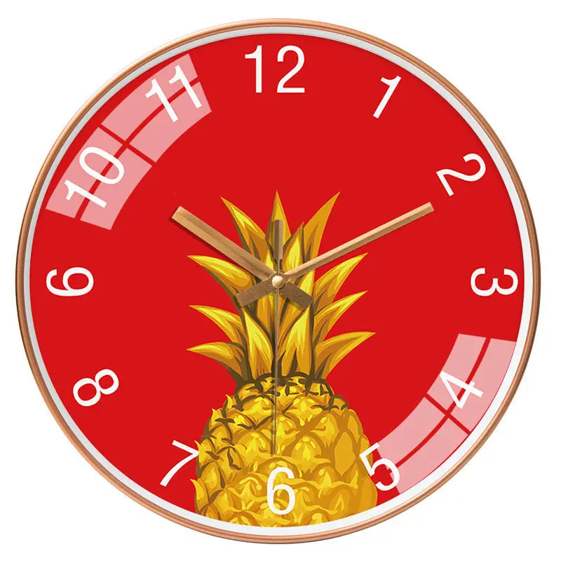 Watch Wall Clock Living Room Home Atmosphere Free Punch Creative Fashion Simple Net Red Bedroom Mute New | Дом и сад