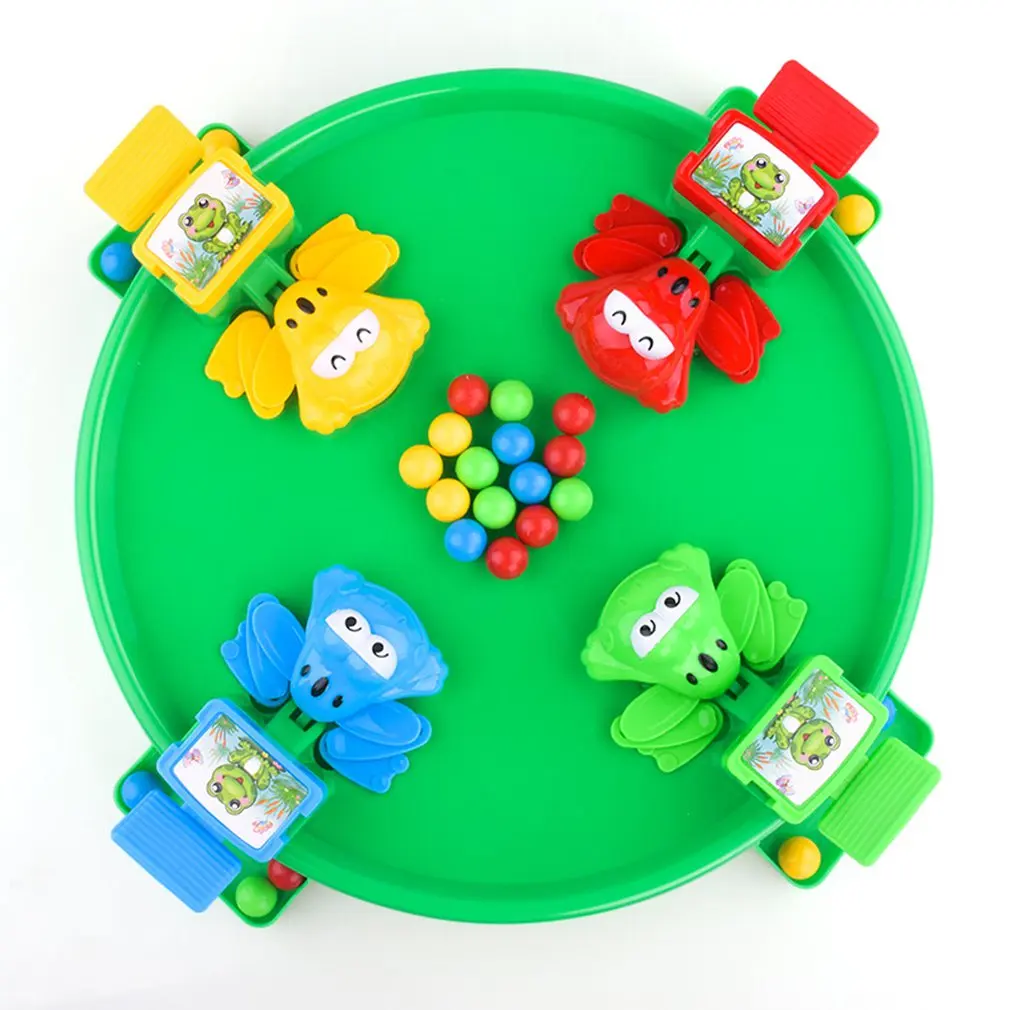 Забавные Голодные лягушки, обучающая игрушка, креативная настольная игрушка, интерактивная игра, бусины для кормления, детская игрушка для подарка, головоломки, игрушки для детей