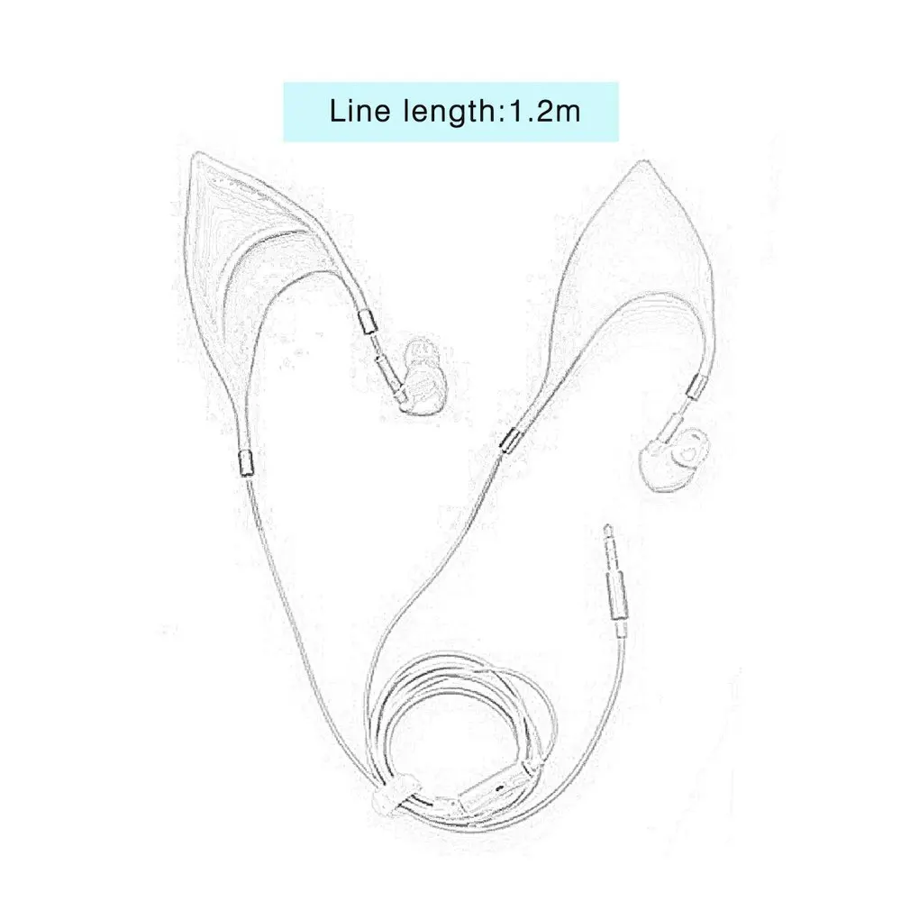 Симпатичные наушники в форме эльфа дизайн шумоподавления вкладыши