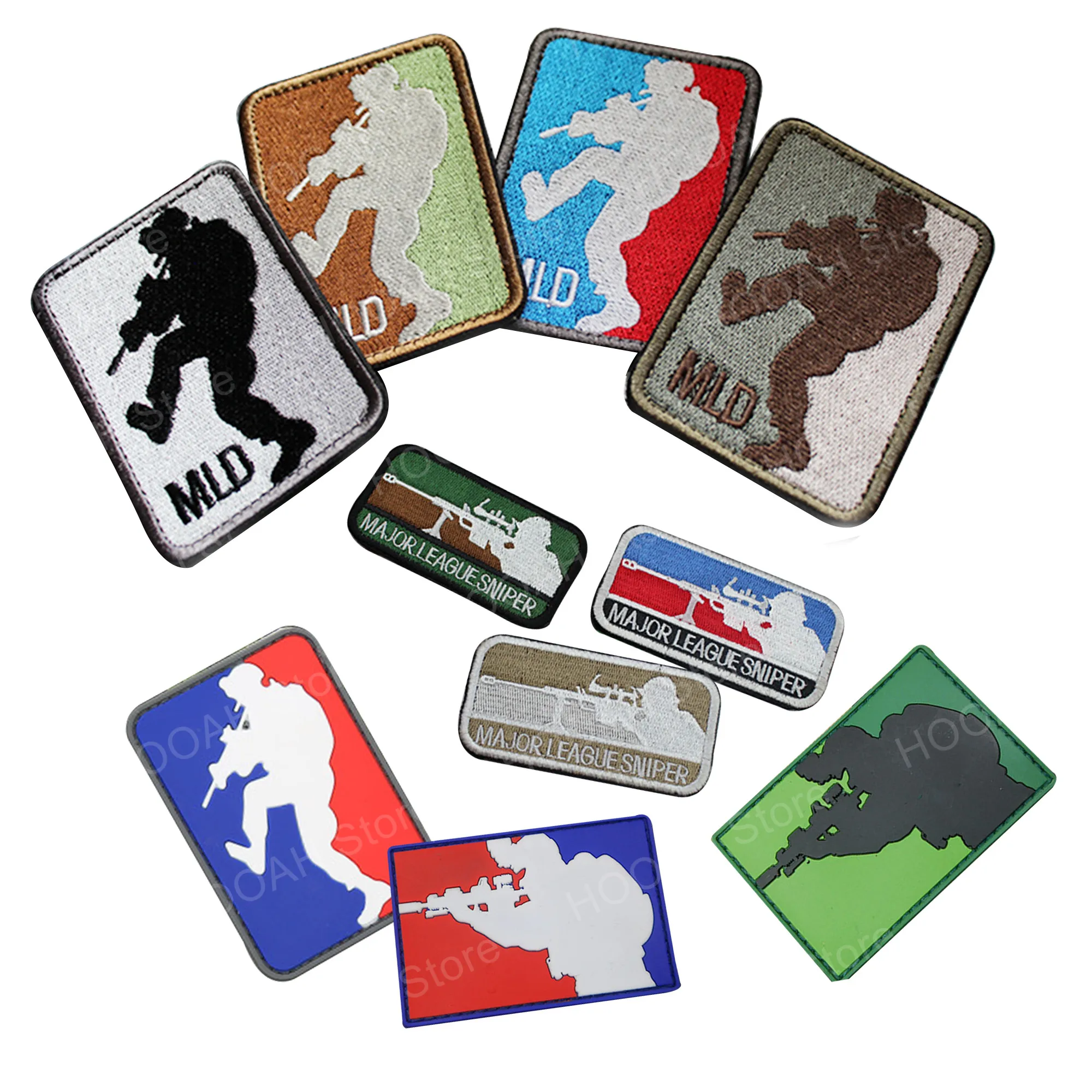 Military Tactical Morale Acu Dark Mld Patch Major League Door