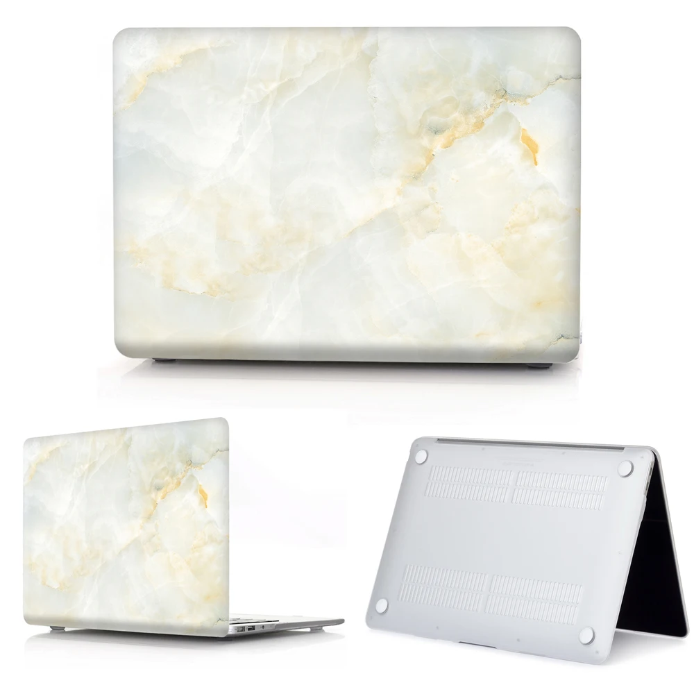 3D мраморная текстура чехол для ноутбука Macbook Air Pro retina 11 12 13 15 сенсорная панель для macbook Touch ID Air 13 A1932 крышка клавиатуры