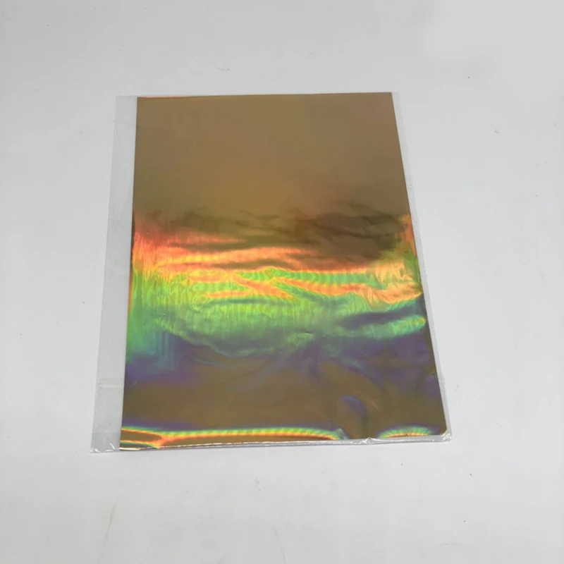 Laser Gold 50 шт. золотой черный красный фольга горячего тиснения бумажный ламинатор ламинирование передача на элегантность лазерный принтер ремесло 20x29 см A4 - Цвет: Laser Gold