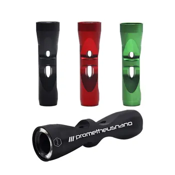 

Prometheus Tobacco Smoking Pipe Mouthpiece Detachable Flashlight Shaped Tobacco Cigarette Holder Metal Pipe Acessories Tool