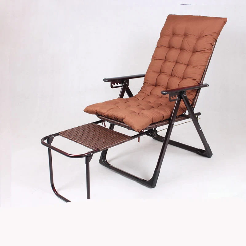 

Elongated Folding Rattan Chair Lying Chair Afternoon Bed Office Backrest Lazy Chair Cool Chair Summer Beach Chai