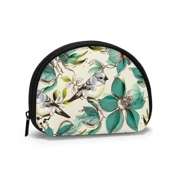 

Women's Wallet Short Women Coin Purse Fashion Wallets For Woman Card Holder Small Ladies Wallet Female Retro Flowers And Birds