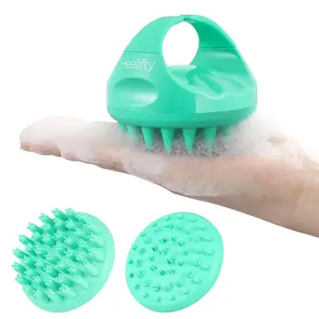 

3 In 1 Silicone Comfortable Shampoo Brush Shower Bath Brush Hair Washing Scrubber Massage Health Care Tools