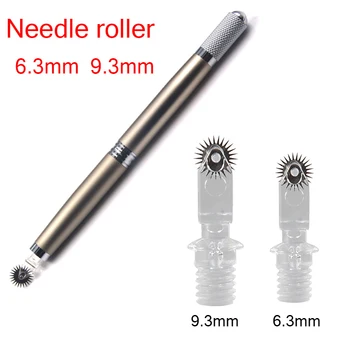

500 PCS 9.3mm&6.3mm Tattoo Needles Roller Pin Microblading Needles Fog Eyebrow Permanent Makeup 3D Embroidery Manual Tattoo Pen