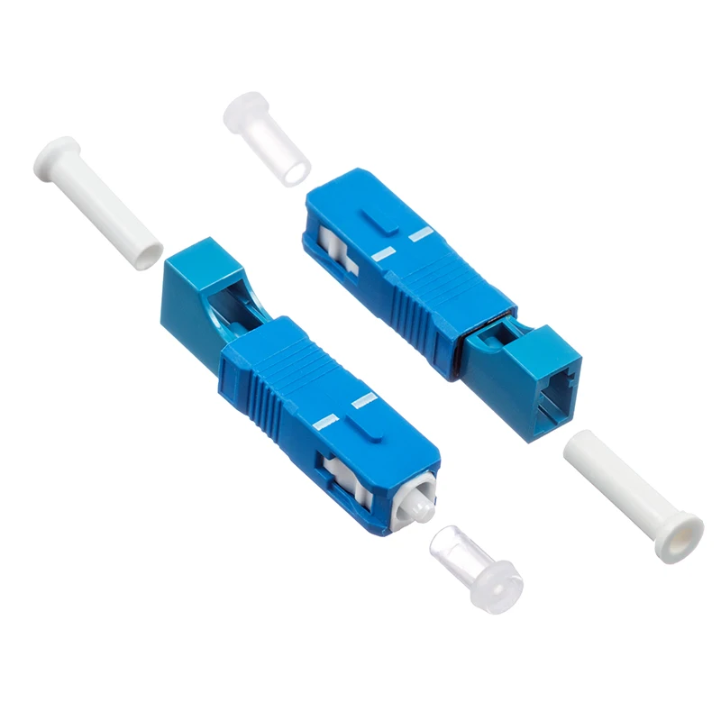 

Fiber Optic SC LC Adapter SC UPC Male to LC UPC Female Singlemode Hybrid Adapter Connector
