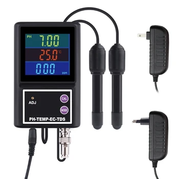 

PHâ€‘260BD Water Quality Monitor Bluetooth LCD Online PH/TDS/EC/Temperature Meter N84C