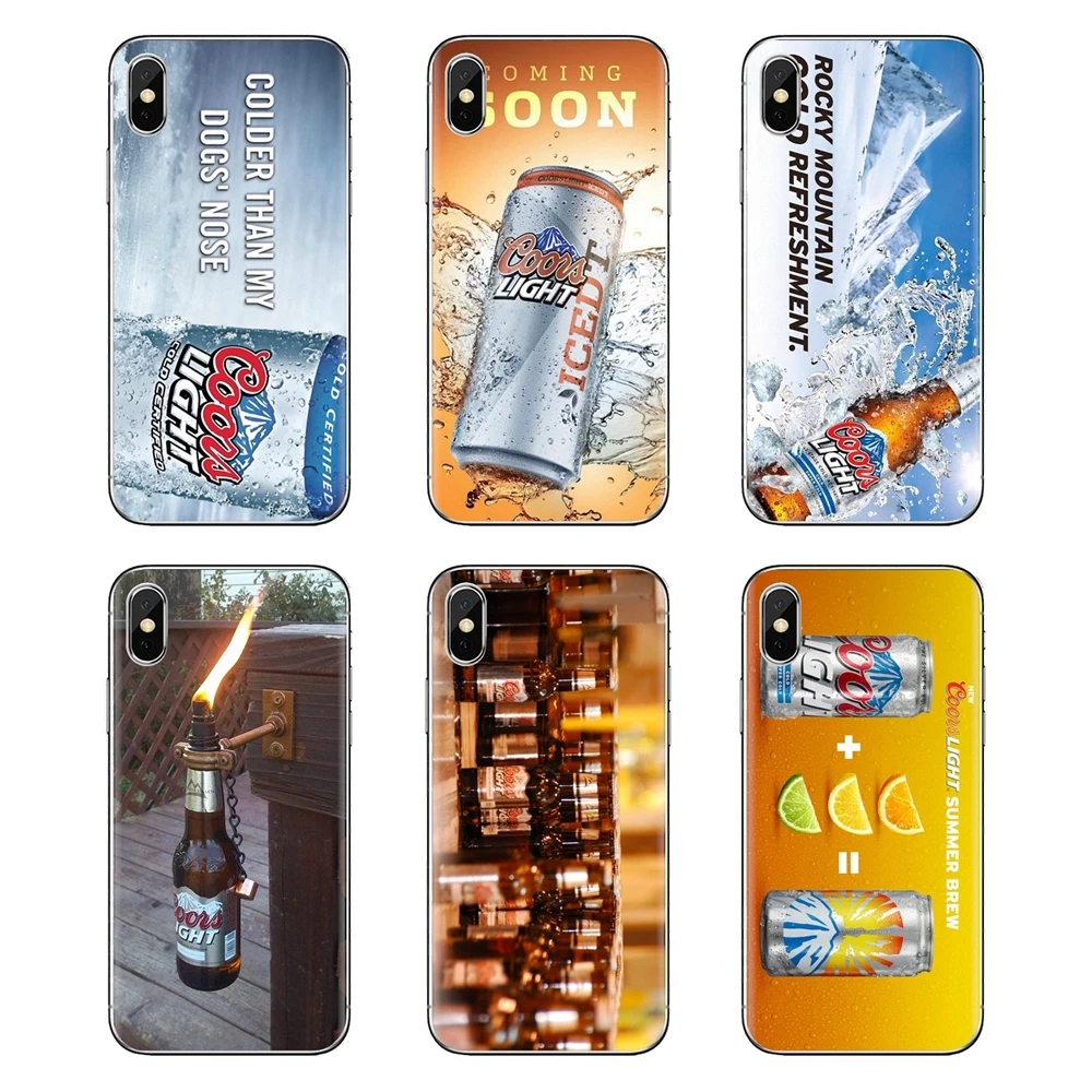 Силиконовый чехол сумка Лучшая вывеска Coors плакат на тему пива для Xiao mi 6 A1 Max x 2 5X 6X