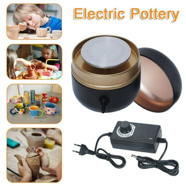 Mini Pottery Wheel Machine 1500rpm Electric Pottery Wheel DIY Clay