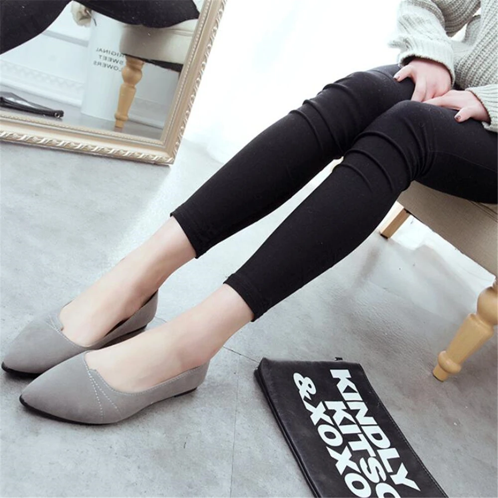 Women Shoes Women Ballet Flats for Work Cloth Flats Sweet Loafers Slip On Women's Pregnant Flat Shoes Oversize