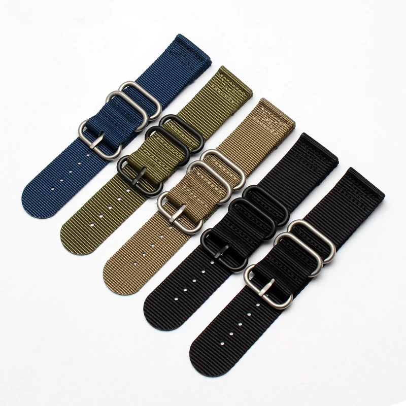 

24MM Nylon Watch Strap For Suunto9 Spartan Sport HR Watch Band Baro Traverse Canvas Universal Men's Bracelet 18mm 20mm 22 26mm