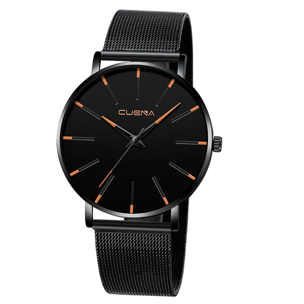 CUENA часы мужские Relogio Роскошные Reloj Hombre кварцевые часы из нержавеющей стали Циферблат повседневные наручные часы reloj hombre