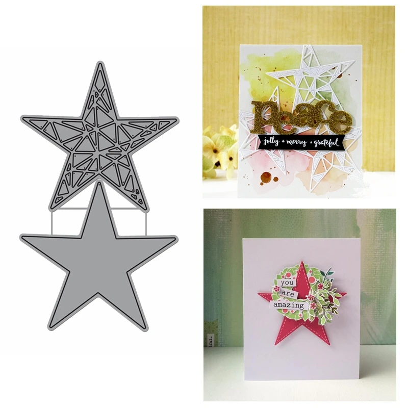 

Hollow Out Little Star Metal Cutting Dies Stencil For DIY Decoration Paper Cards Album Making Embossing Template 2019 New