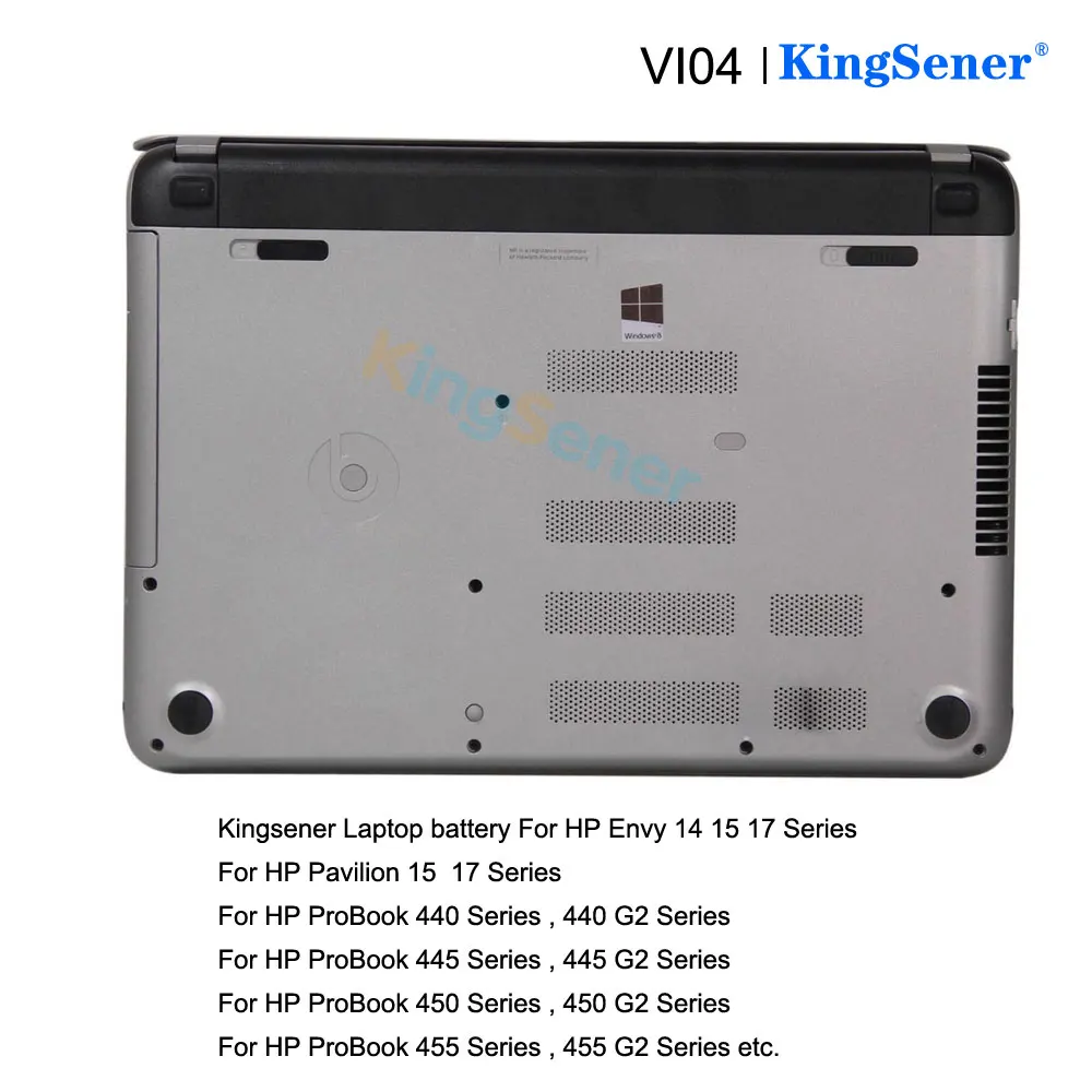Kingsener VI04 Батарея для hp ProBook 440 445 450 455 G2 серии 756743-001 756745-001 756744-001 756478-421 HSTNN-DB6I/DB6K/LB6K