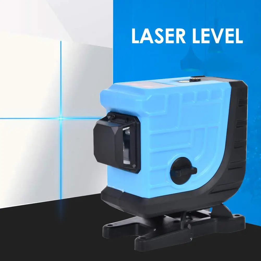 

360 Degree 12 Lines Laser Level Instrument Automatic Leveling Alarm Function Low Refraction Self-leveling Laser Measuring Tool