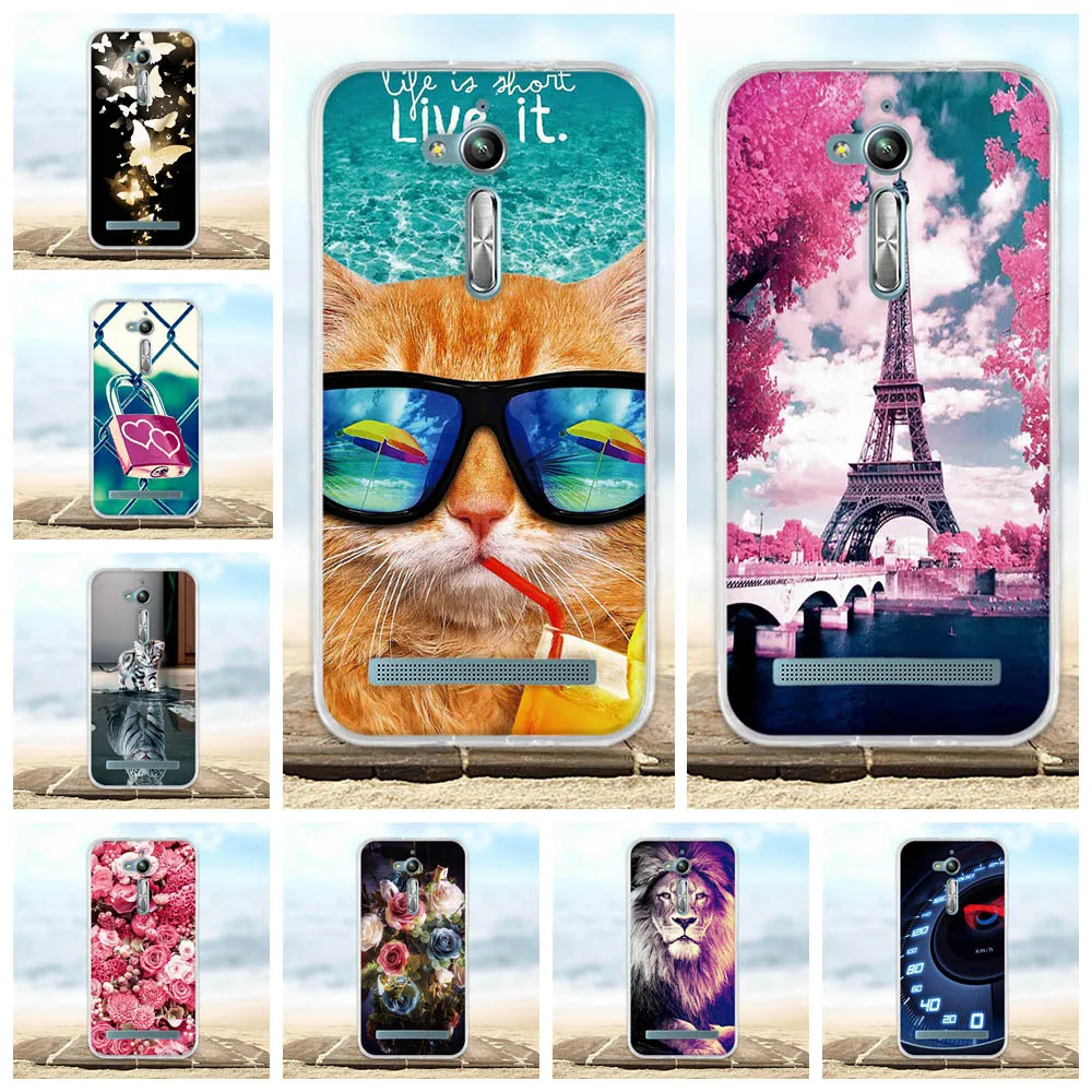 

For Asus Zenfone Go ZB500KL Case Ultra Thin Silicon Cover For Asus Zenfone Go ZB500KG Phone Cases for asus zenfone zb500kl case