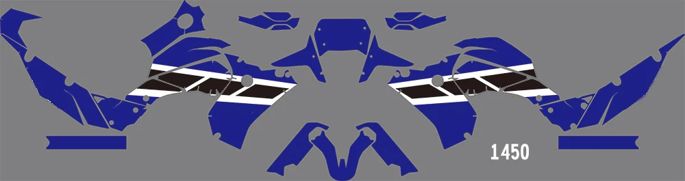 

1450 Motorcycle Team Graphic & Backgrounds Dirt Sticker Kit Decals Fit For T7 (TENERE 700) 2019-2020-2021