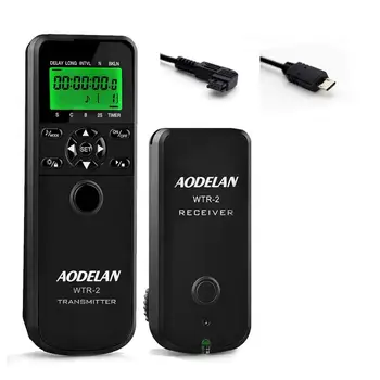 

AODELAN Camera Wireless Shutter Release Timer Remote Control for Sony a6400 a7III,a77,a99,A7R II;Replace RM-L1AM and RM-SPR1