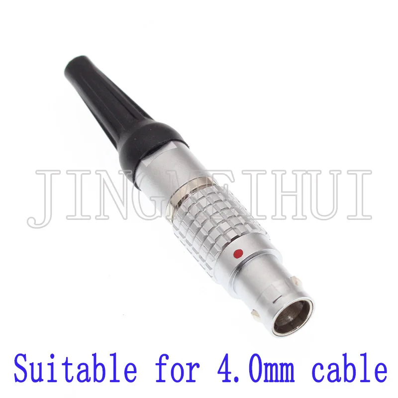 4.0mm cable 2 шт FGG.1B. 2P 3P 4P 5P 6P 7P 8P 10P 14P 16P нажимная самоблокирующаяся штепсельная Вилка для систем передачи данных и связи - Цвет: 4.0mm cable