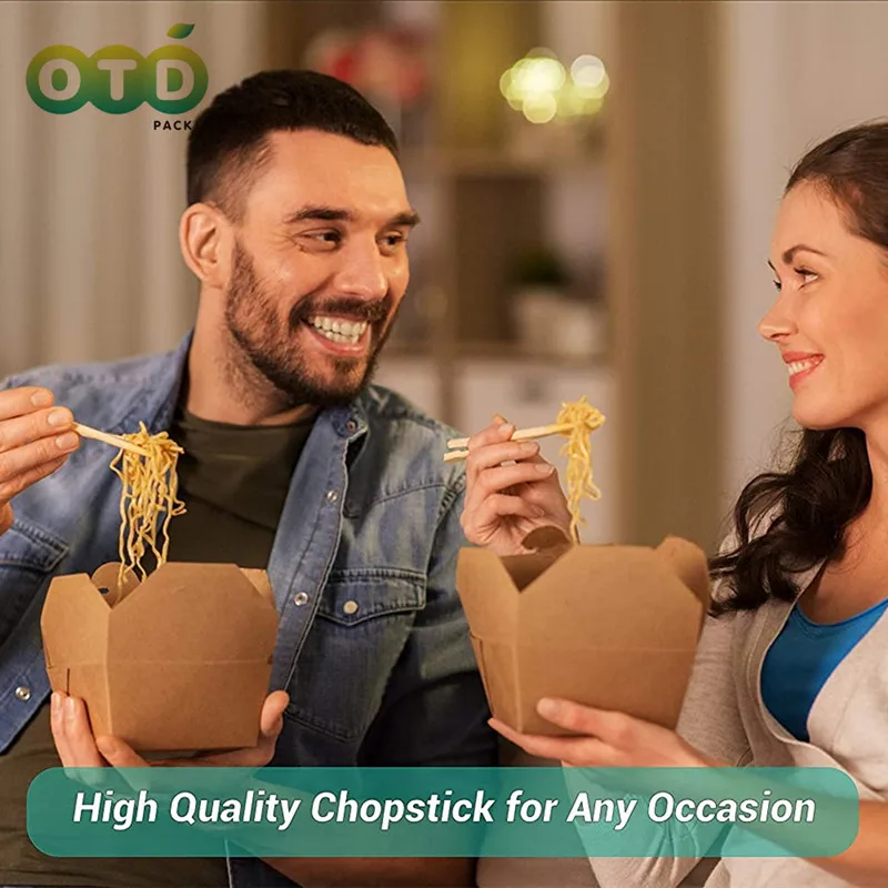 Chinese Restaurant Bamboo Chopsticks Premium Disposable Chopsticks Individually Wrapped Multi Pack Japanese Sushi