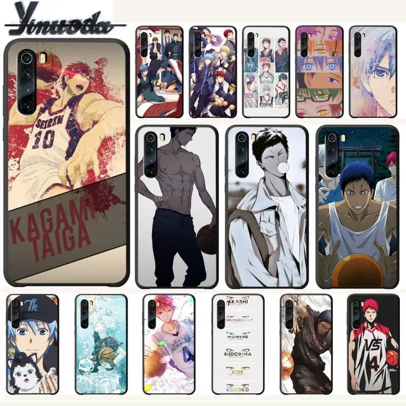 Роскошный чехол для телефона Yinuoda Kuroko No Basket Kawaii Tetsuya чехлы Xiaomi Redmi 7 7A 8 Note 8t Pro Etui |
